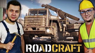 LEDWO DOJECHALIŚMY.. *DROGA PO SZTORMIE* ✅ BUDOWA MOSTU 🔥  ROADCRAFT #3 🚨 MAFIASOLEC & TANAS screenshot 5
