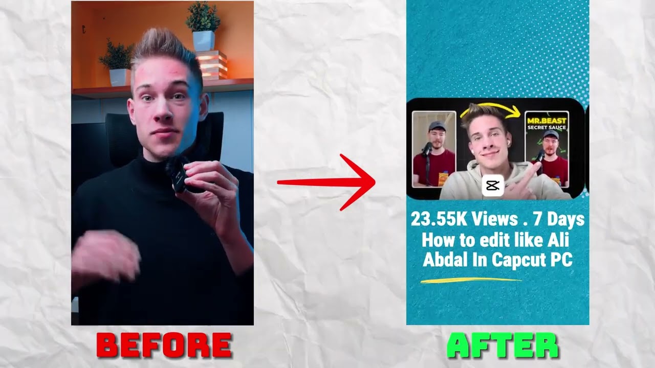 Before And After Edits] Sample editing work