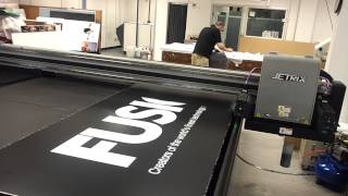 Our new UV flatbed 3 x 2m printer