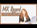 How to setup mx records to activate email gmail google workspace