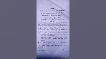 question paper of business regulatory framework. bcom pass 4 sem 2021