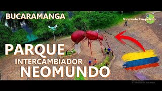 ⏩VUELO DRONE 4K BUCARAMANGA - PARQUE INTERCAMBIADOR NEOMUNDO
