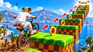 8 Sonic Vehicles vs 12 INSANE Levels in GTA 5! 🤯