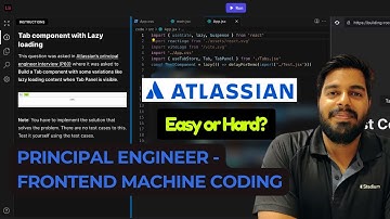 Tabblad met lazy loading children | Atlassian Principal Frontend Engineer Machine Coding Vraag