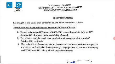 JMEE 2ND Counseling ।। CEE\JLEE\JMEE 2021