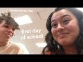 FIRST DAY OF SCHOOL GRWM + VLOG (sophomore edition)