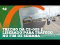 Trecho da CE-025 é liberado para tráfego no fim de semana