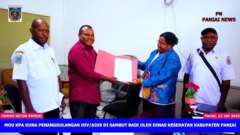 Teken MOU KPA dan Dinas Kesehatan Paniai Provinsi Papua Tengah