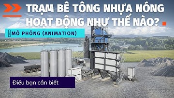 TRẠM TRỘN BÊ TÔNG NHỰA NÓNG HOẠT ĐỘNG NHƯ THẾ NÀO (BENNINGHOVEN ASPHALT PLANT)