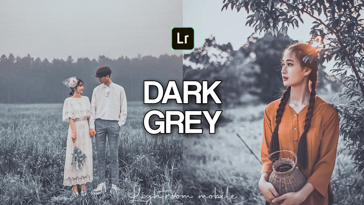 LIGHTROOM MOBILE 2020🔥DARK GREY PRESET : Cara Edit Foto Lightroom Dark Grey