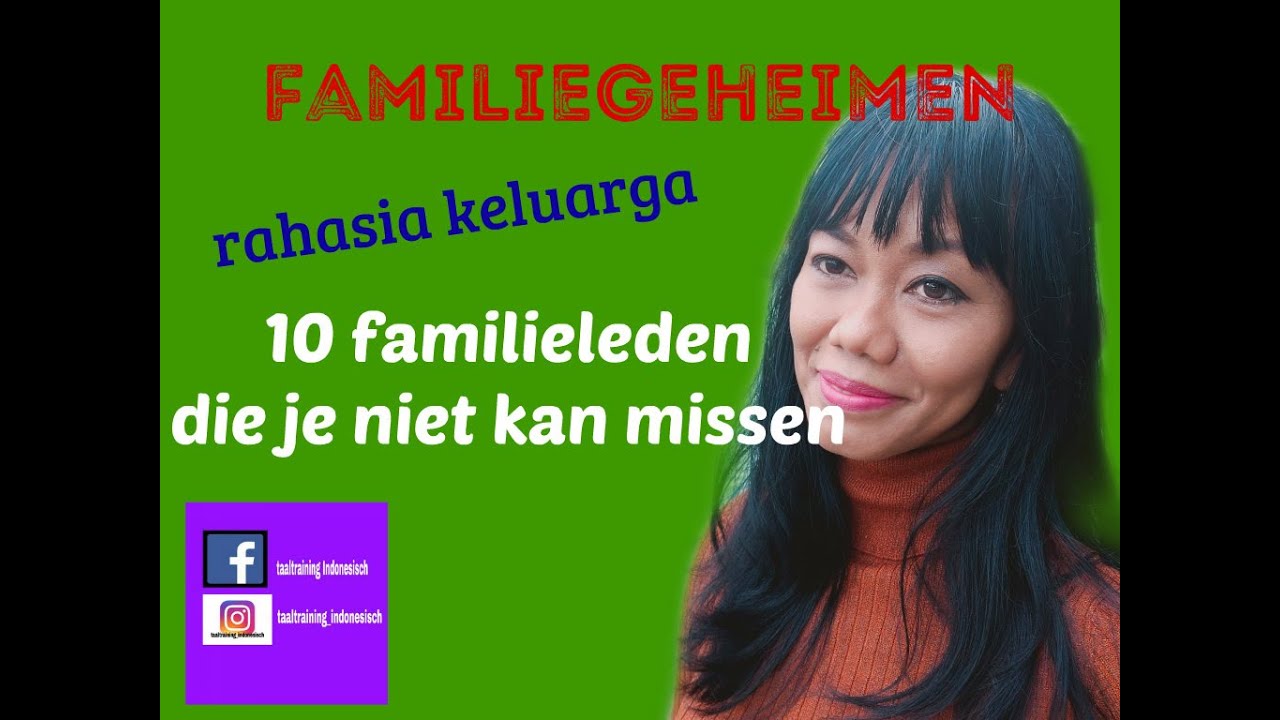 #Indonesischetaalleren#Indonesischeles#Indonesischlerenspreken# Familie leden benoemen
