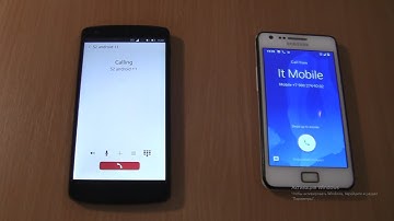 Incoming call&Outgoing call at the Same Time Samsung Galaxy  S2 Android 11+Nexus 5 Ubuntu touch