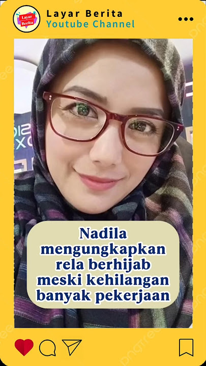Nadila revealed that she is willing to wear the hijab even though she has lost a lot of work #sho...