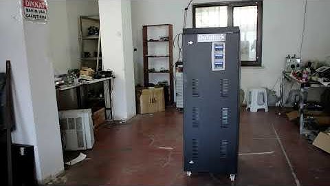 Dataturk Inside of 50kVA Three Phase Static Stabilizer Output L L 220VAC