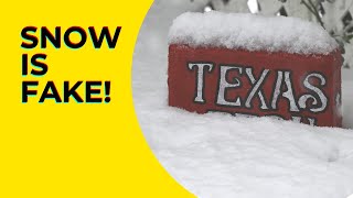Fake snow? Conspiracy theory claims Texas weather ‘government-generated’