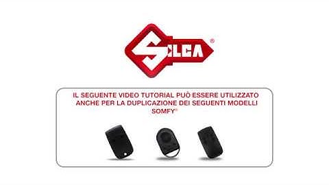 SOMFY® KEYTIS®  - Programmabile con Silca Air4 V o AIR V Plus
