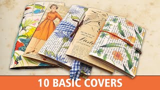 10 Junk journal covers for beginners 2024 #junkjournalideas