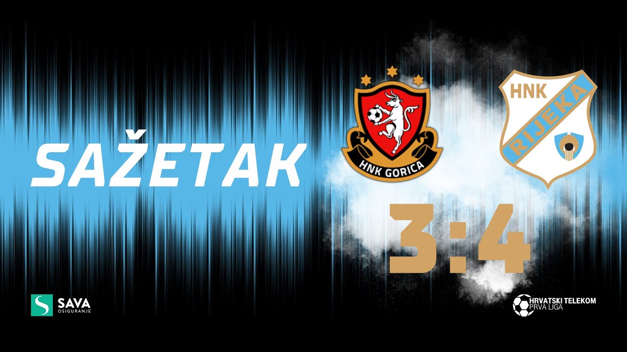 Gorica - Rijeka 3:4 - sažetak 10. kolo (2021./2022.) 