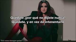 Casi Algo (Letra/Lyrics) Dulce María