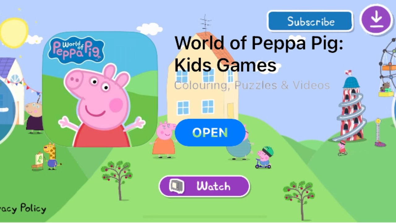 Peppa World Game For Kids Peppa Pig Games YouTube Peppa World Game For Kids Peppa Pig Games YouTube