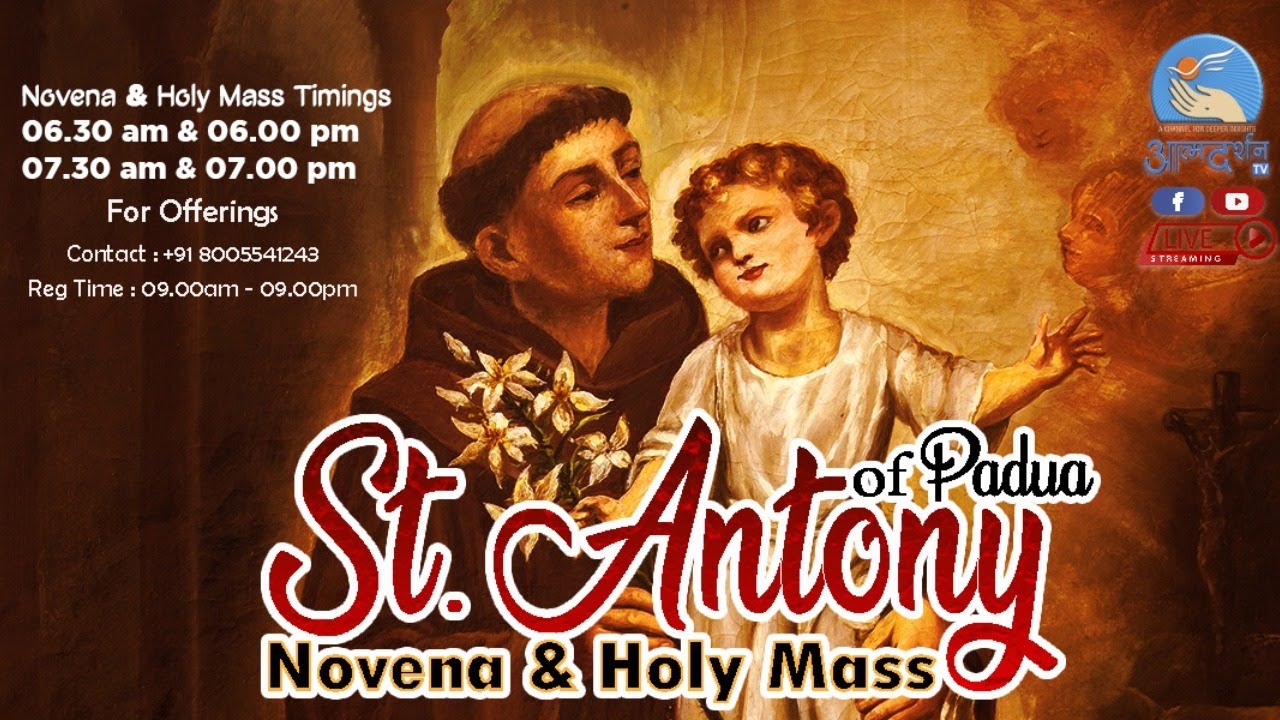 🔴 Live 09 June St.Anthony Novena & Holy Mass Morning YouTube