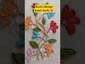 hand embroidery work design tutorial for beginners #shortvideo #embroidery @AishaEmbroidryArt