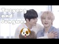 leader taeyong and his snoopy puppy a.k.a jungwoo