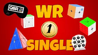 Every World Record singles of WCA ! /January 2024  #WCA#Speedcubing ￼