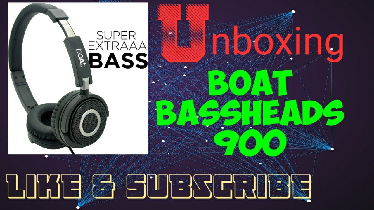 Unboxing of Boat Bass Heads 900