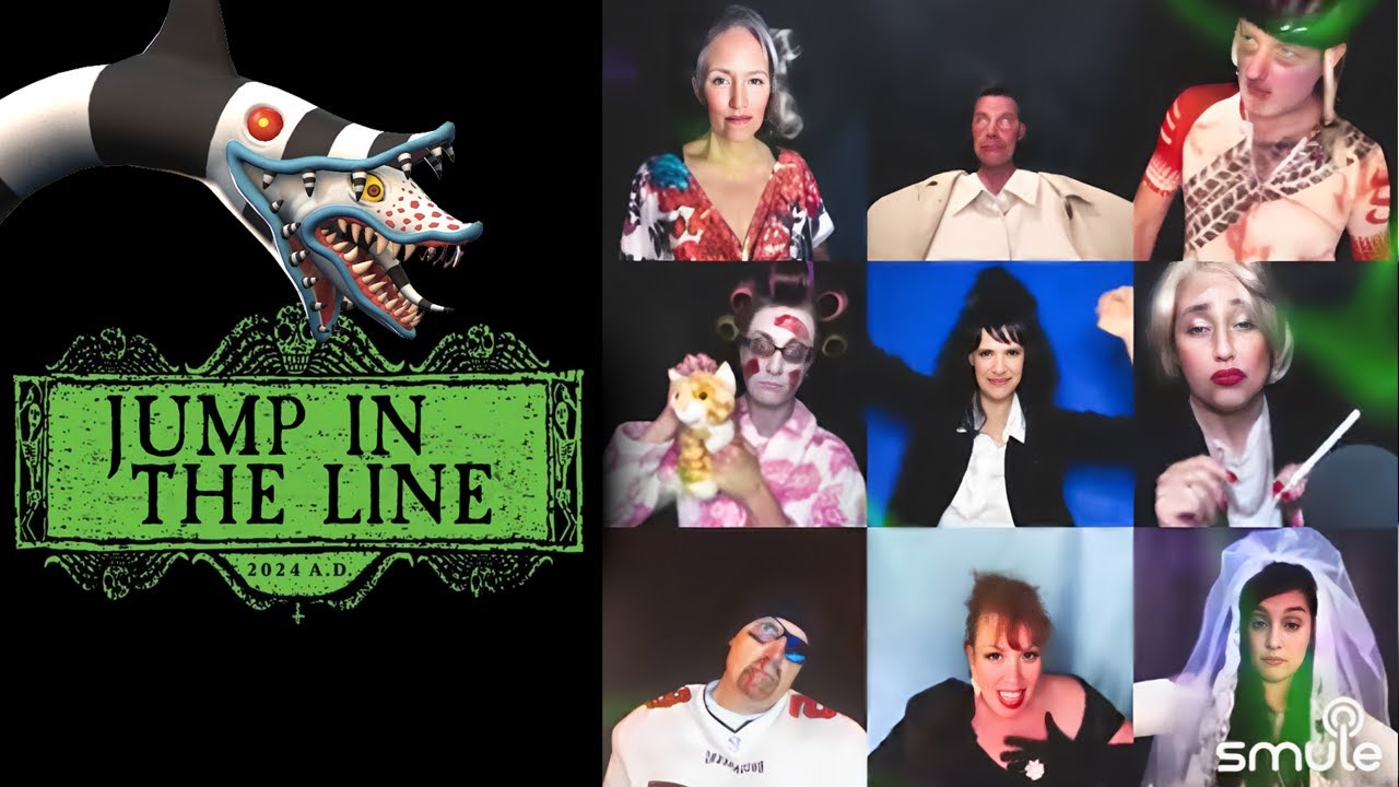 Jump In The Line (Cosplay) from Beetlejuice sung on the Smule Sing Karaoke app | Smule Group Singing