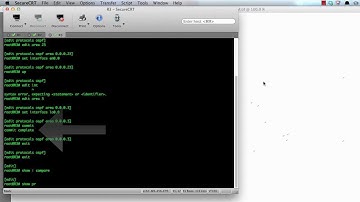 Configuring OSPF on Junos PT1