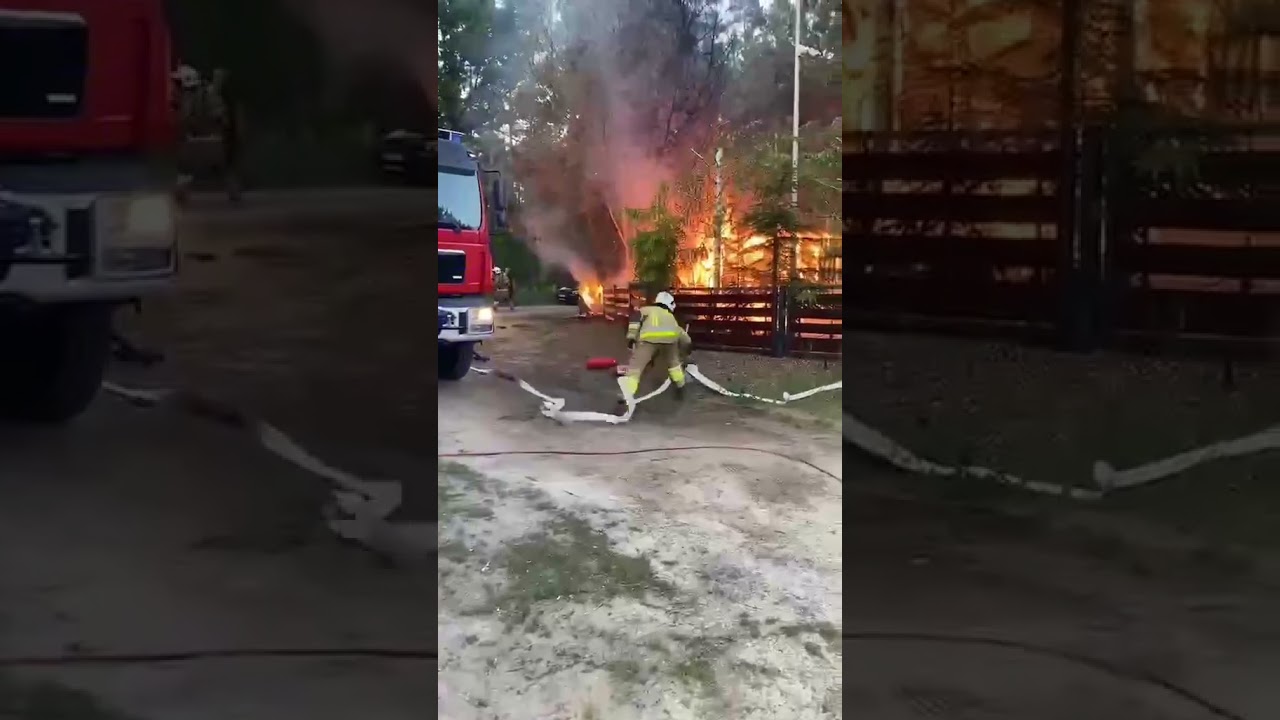 Pożar w Tleniu