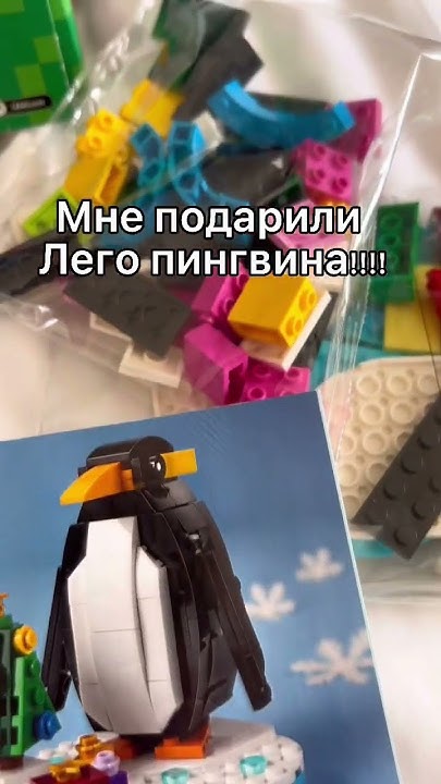 Собираю Лего пингвина 🥰 #пингвин #пингвины #лего #птицы #животные - YouTube