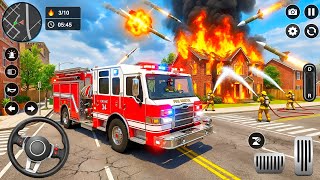 Fire Truck Rescue Simulator 3D - 911 US Emergency Firefighter Rescue - Android Gameplay screenshot 4