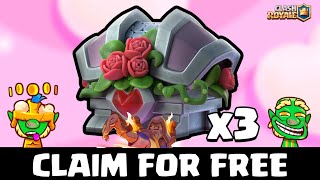 CLAIM NOW | X3 FREE CHESTS 🎁 BEFORE THEY EXPIRE ⚠️ | MUCH MORE REWARDS #clashroyale #freerewards  screenshot 3