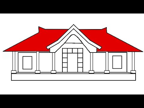 Home drawing - YouTube