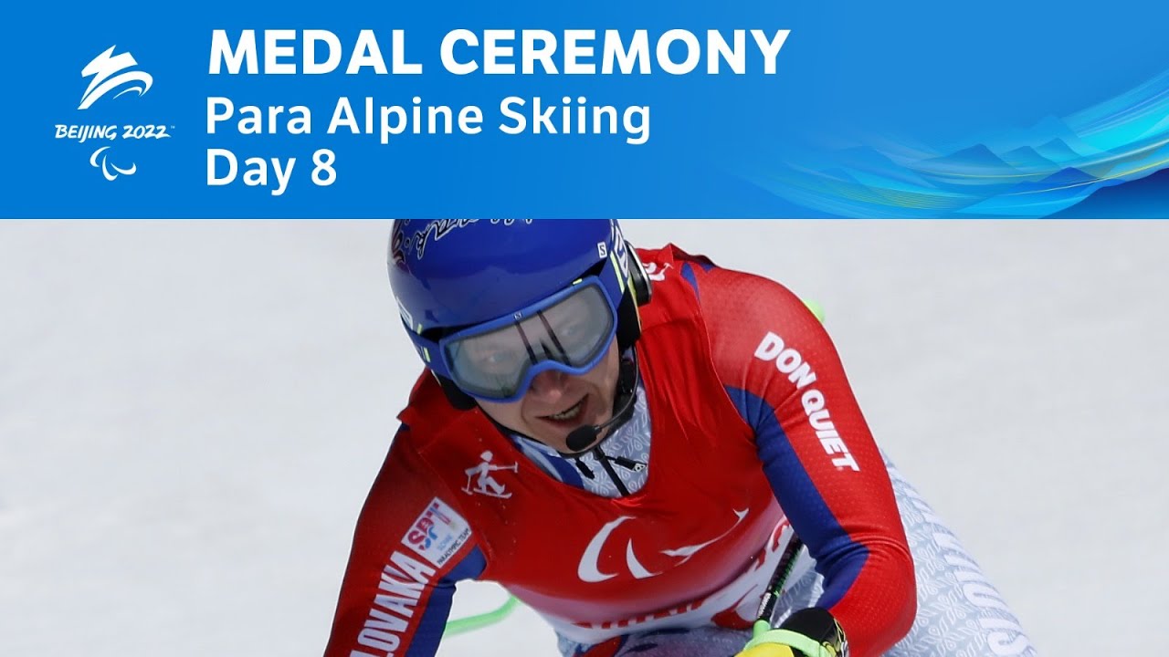 Victory Ceremonies | Para Alpine Skiing | Day 8 | Beijing 2022 Paralympic Winter Games