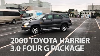 2000 TOYOTA HARRIER (LEXUS RX300) 3.0 FOUR G PACKAGE for sale