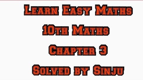 10th Maths Chapter 3 Example 3.56 Samacheer| State board | Matric |Tamil English medium