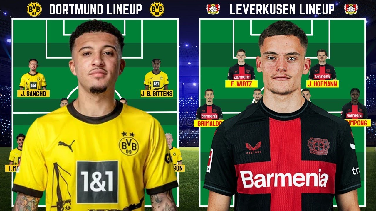 Borussia Dortmund Vs Bayer Leverkusen Head To Head Predicted Lineup