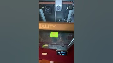 Creality VIDEO 3:  Touchscreen Menu Continued