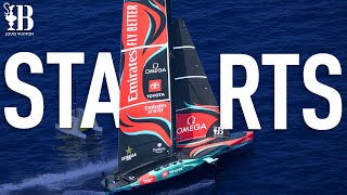 EVERY Race START in Louis Vuitton 37th Americas Cup | 🇳🇿 VS 🇬🇧