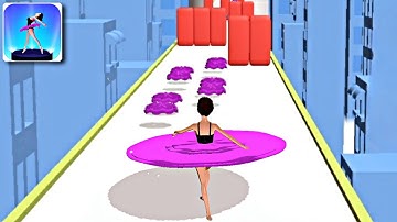 Ballerina 3D - All Levels Trailer Gameplay Android, iOS ( Ballerina 3D Part 1)