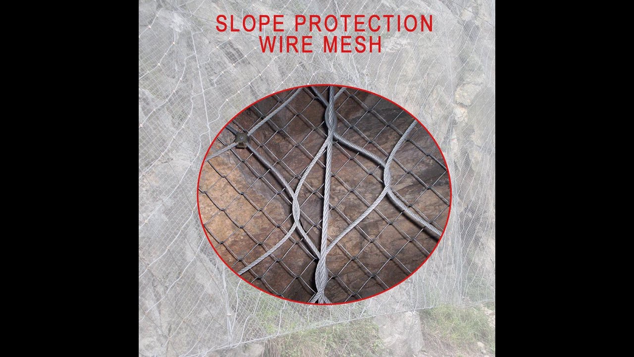 HOW TO MAKE SLOPE PROTECTION SNS WIRE ROPE MESH ? - YouTube