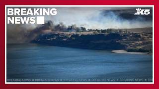 Wildfire near Vantage prompts immediate evacuation orders