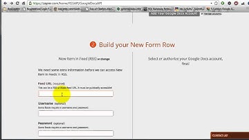 Feed RSS to Google Docs Part  01: Integration via Zapier