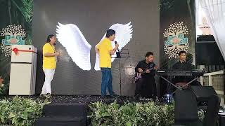 The Rock - Aku Cinta Kau Dan Dia  Cover Uwi .Boy Feat Folski Konser Musik Kp Loji