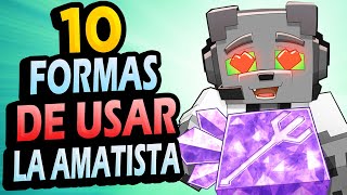 ✅ +10 Formas de USAR la AMATISTA en Minecraft!!