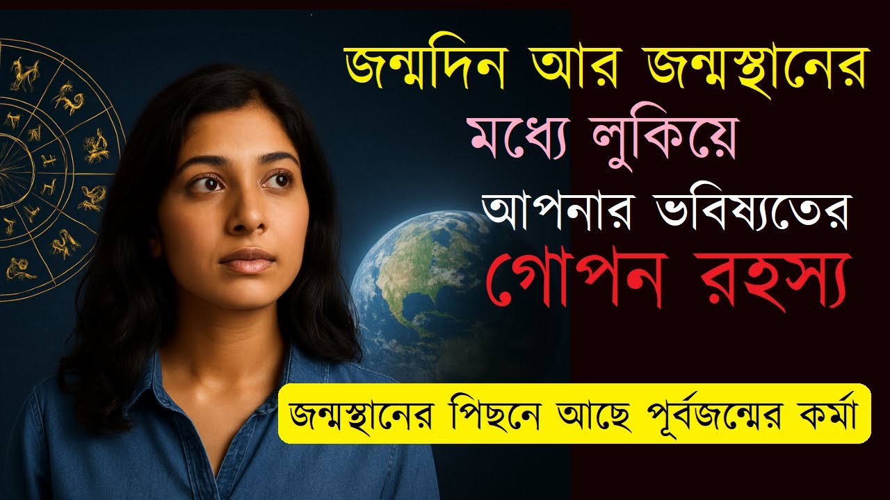 জন্মদিন–জন্মস্থানের মধ্যে লুকিয়ে আপনার ভবিষ্যতের গোপন রহস্য।