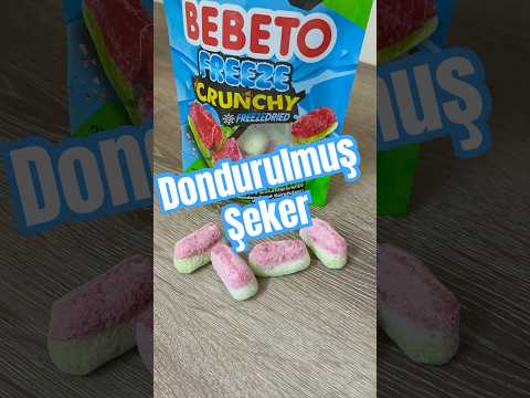 Dondurulmuş şeker denedik